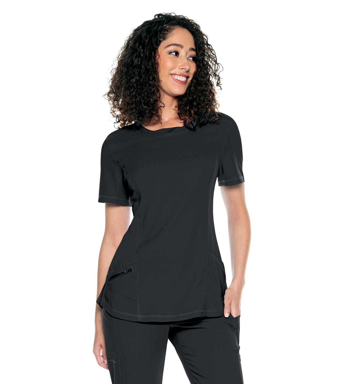 Womens Align Top With Knit Panels